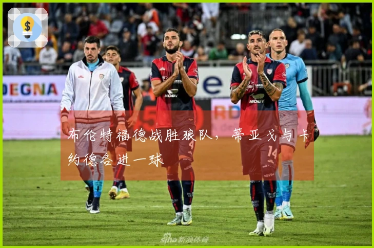 布伦特福德战胜狼队，蒂亚戈与卡约德各进一球